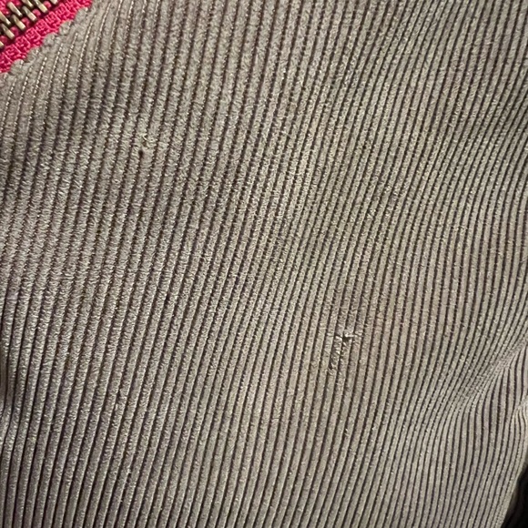 Reversible red and brown corduroy vest - Picture 3 of 5